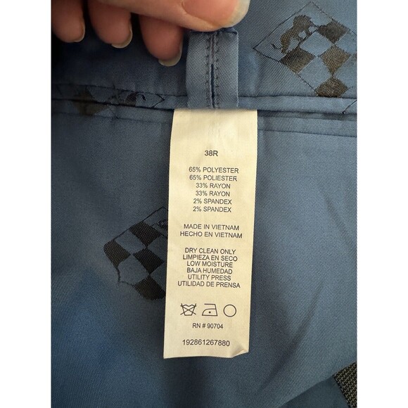 Vince Camuto Men’s‎ Size 38R Stretch Suit Jacket Blazer Gray Grey - Picture 10 of 11